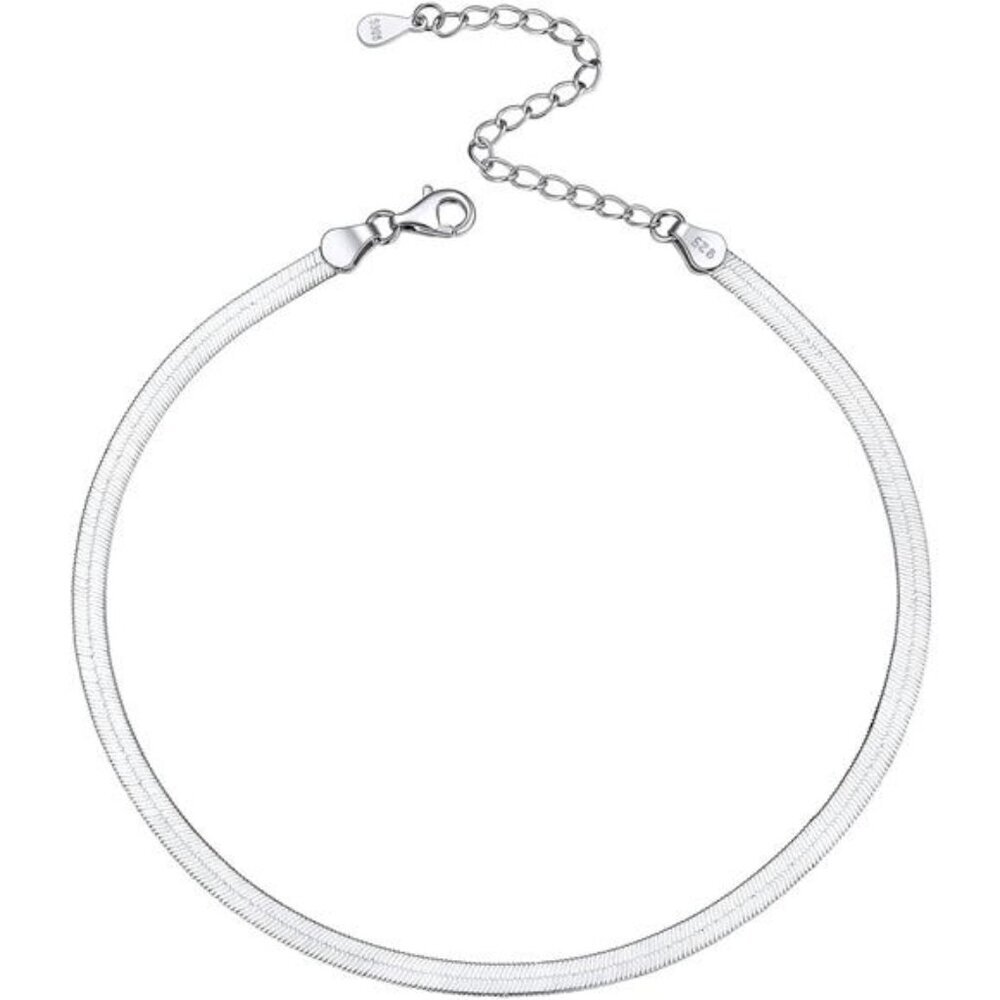 ChicSilver Sterling Silver Anklet for Women Figaro Cuban Rope Chain Gift